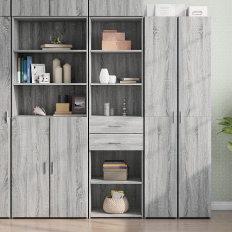Highboard 50X42.5X185 Cm Engineered Wood