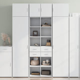 Highboard 70X42.5X185 Cm Engineered Wood