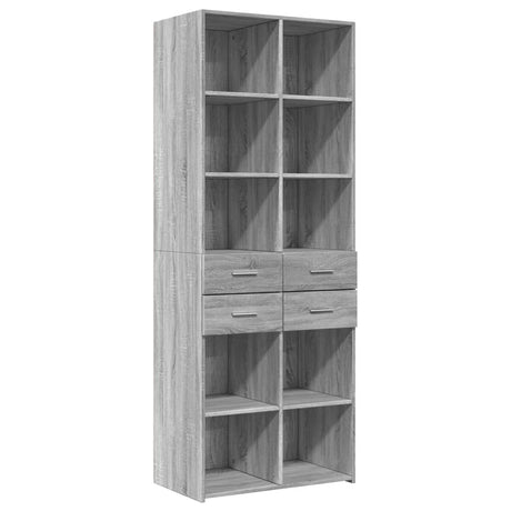 Highboard 70X42.5X185 Cm Engineered Wood