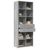 Highboard 70X42.5X185 Cm Engineered Wood