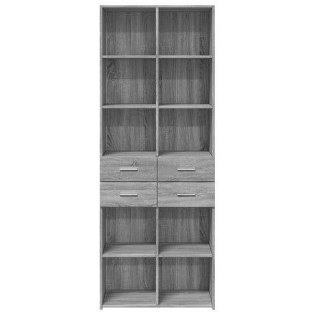 Highboard 70X42.5X185 Cm Engineered Wood