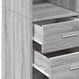 Highboard 70X42.5X185 Cm Engineered Wood