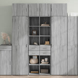 Highboard 70X42.5X185 Cm Engineered Wood