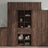 Highboard 70X42.5X185 Cm Engineered Wood