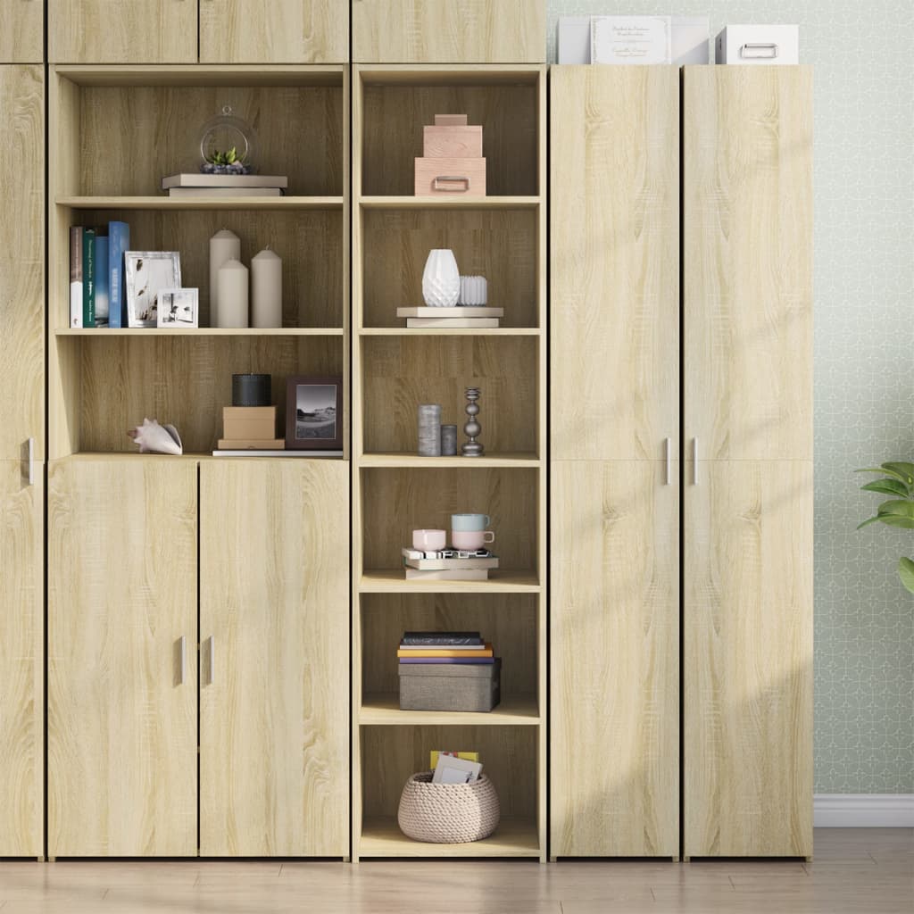 Highboard 45X41X185 Cm Engineered Wood