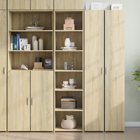 Highboard 45X41X185 Cm Engineered Wood