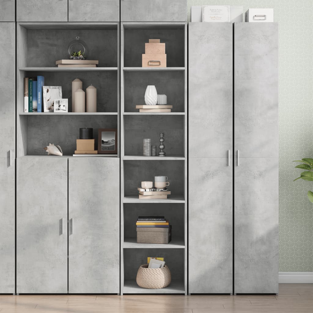 Highboard 45X41X185 Cm Engineered Wood