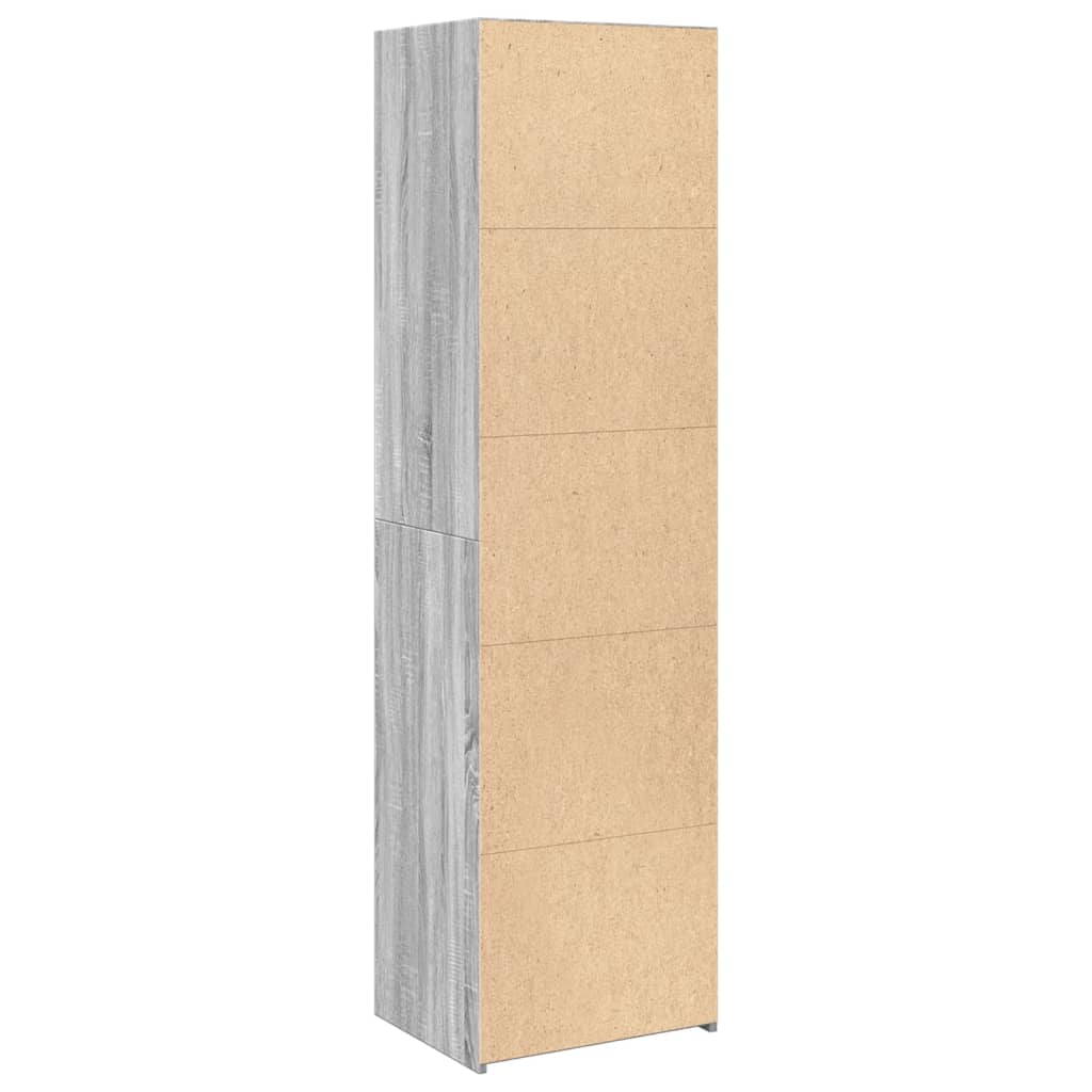 Highboard 50X41X185 Cm Engineered Wood