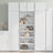 Highboard 70X41X185 Cm Engineered Wood