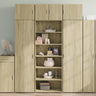 Highboard 70X41X185 Cm Engineered Wood