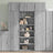 Highboard 70X41X185 Cm Engineered Wood