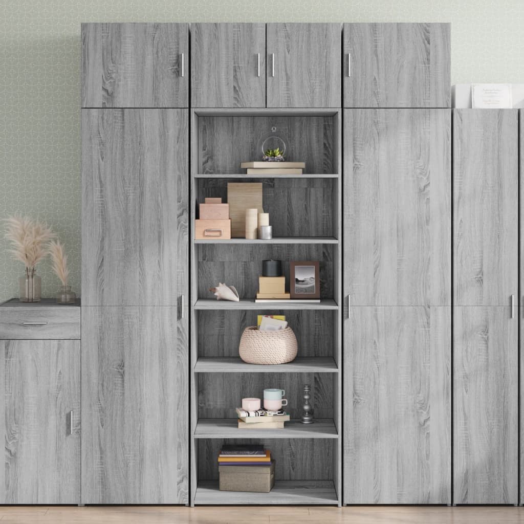 Highboard 70X41X185 Cm Engineered Wood