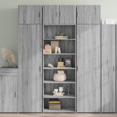 Highboard 70X41X185 Cm Engineered Wood