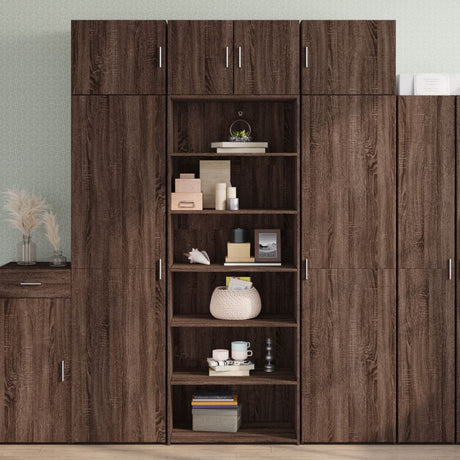 Highboard 70X41X185 Cm Engineered Wood