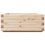 Garden Planter 60X60X26.5 Cm Solid Wood Pine