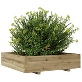 Garden Planter 100X100X26.5 Cm Impregnated Wood Pine