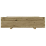 Garden Planter 100X100X26.5 Cm Impregnated Wood Pine