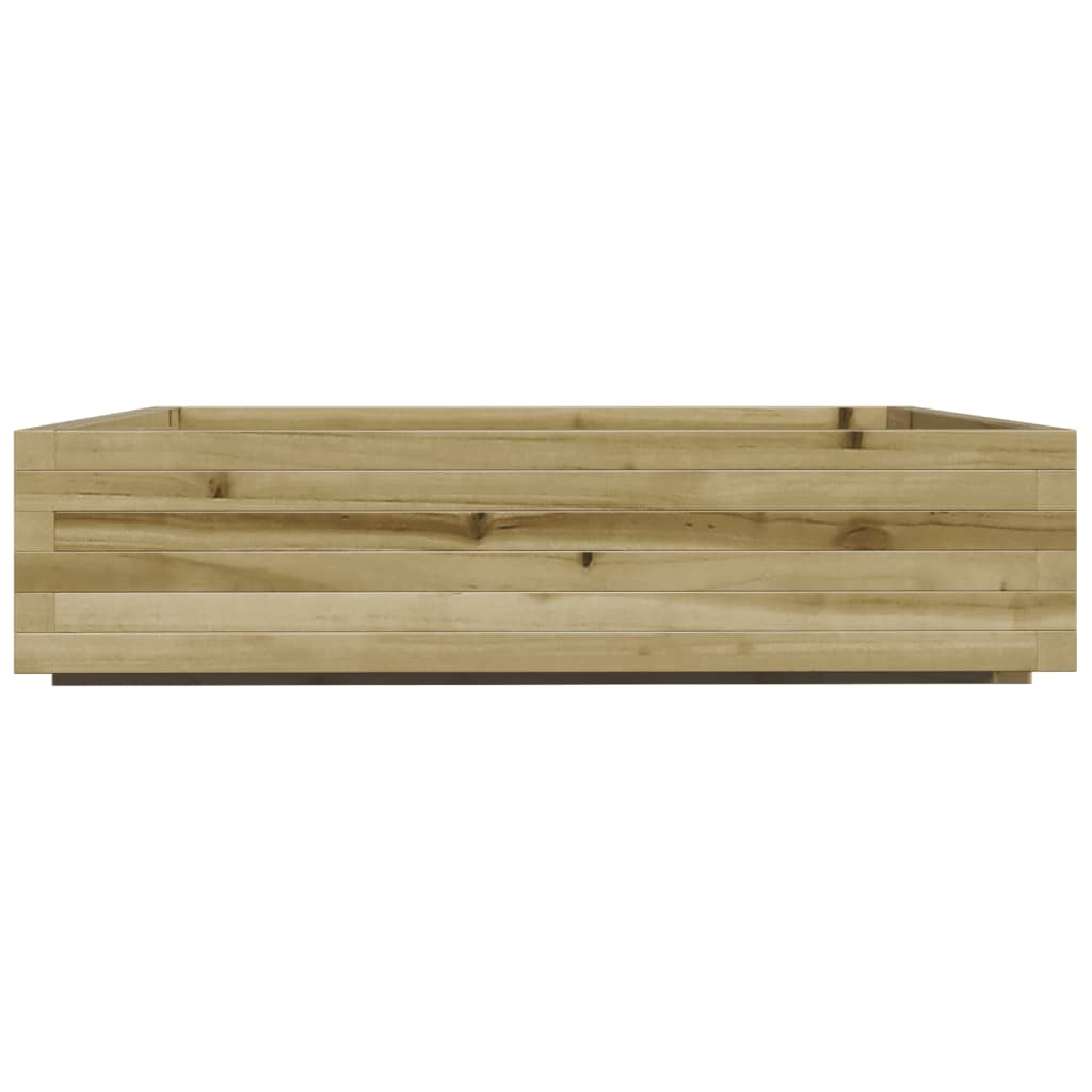 Garden Planter 100X100X26.5 Cm Impregnated Wood Pine
