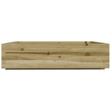 Garden Planter 100X100X26.5 Cm Impregnated Wood Pine