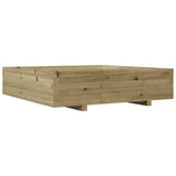Garden Planter 100X100X26.5 Cm Impregnated Wood Pine