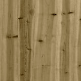 Garden Planter 100X100X26.5 Cm Impregnated Wood Pine