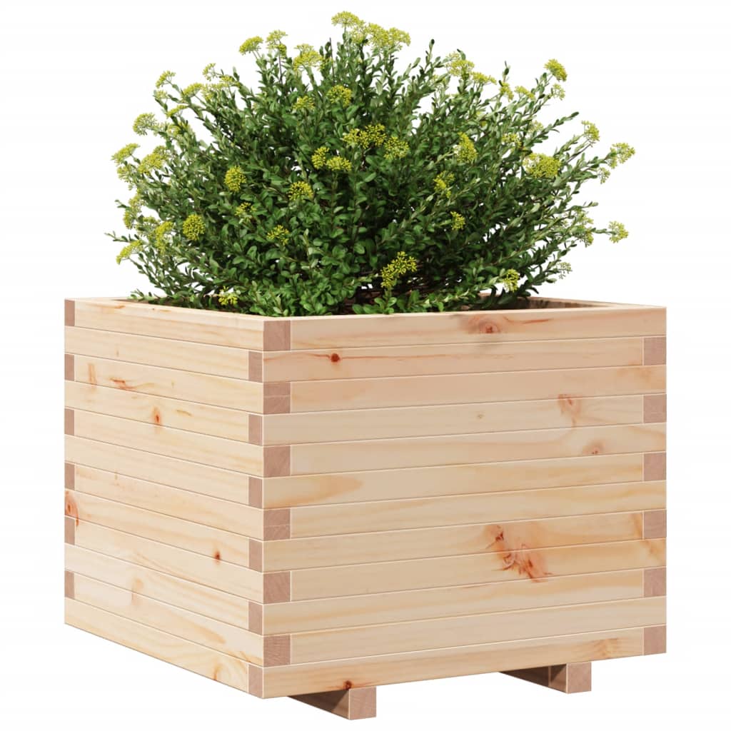 Garden Planter 60X60X49.5 Cm Solid Wood Pine