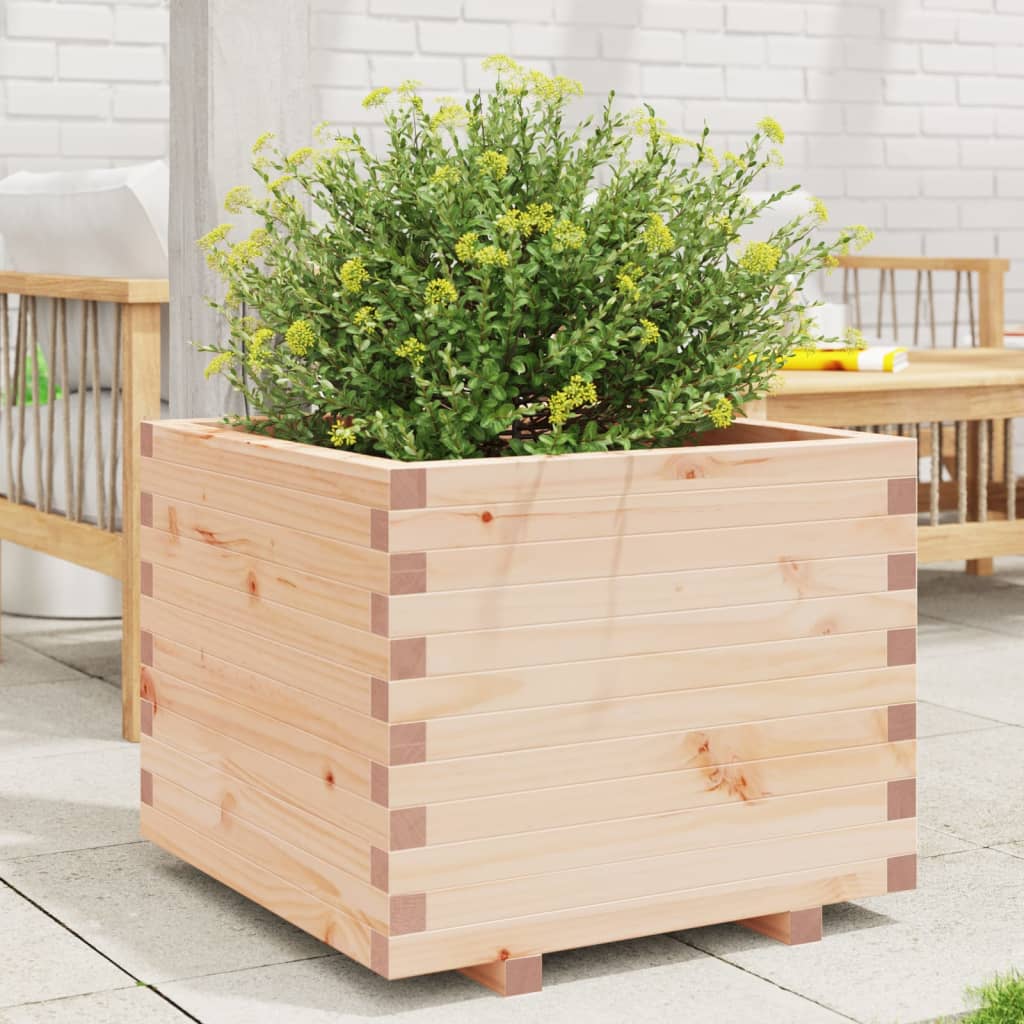 Garden Planter 60X60X49.5 Cm Solid Wood Pine