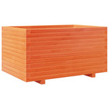Garden Planter Wax Brown 90X60X49.5 Cm Solid Wood Pine