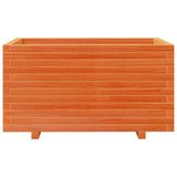 Garden Planter Wax Brown 90X60X49.5 Cm Solid Wood Pine