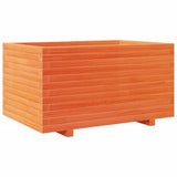 Garden Planter Wax Brown 90X60X49.5 Cm Solid Wood Pine