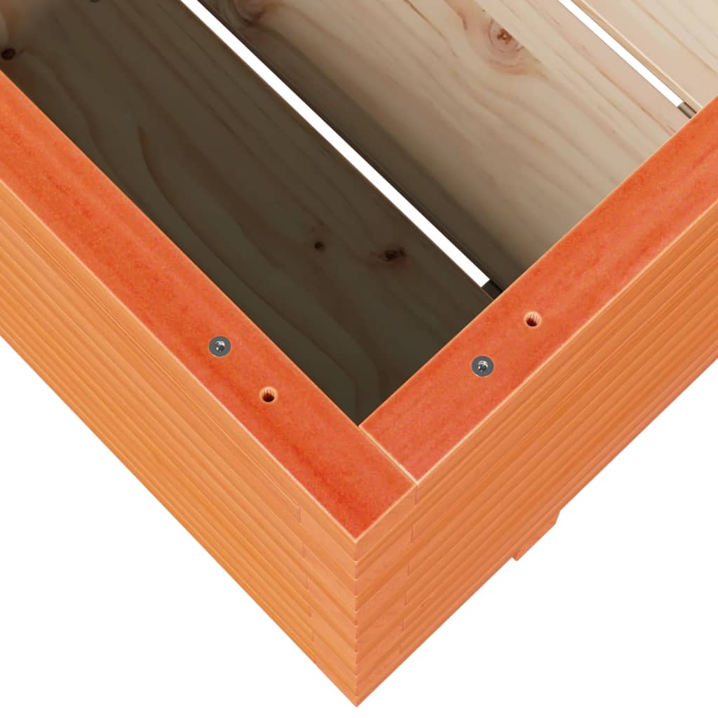 Garden Planter Wax Brown 90X60X49.5 Cm Solid Wood Pine
