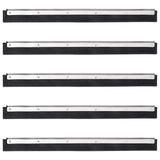 Floor Squeegee Heads 5 Pcs Steel And Rubber