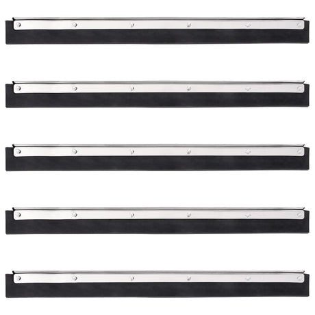 Floor Squeegee Heads 5 Pcs Steel And Rubber