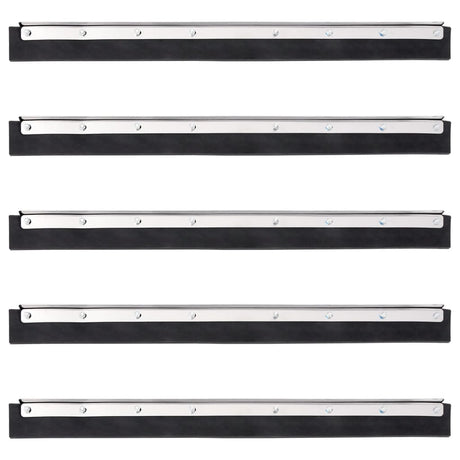Floor Squeegee Heads 5 Pcs Steel And Rubber