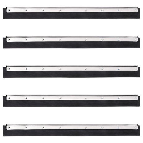 Floor Squeegee Heads 5 Pcs Steel And Rubber