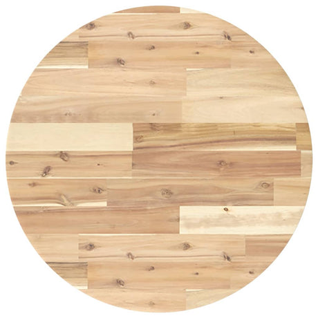 Table Top Round Ø60X2 Cm Solid Wood Acacia