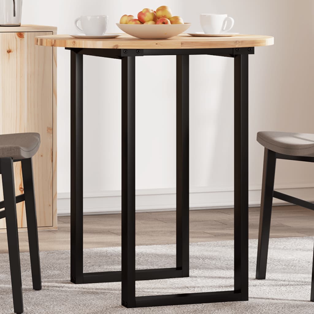 Table Top Round Ø60X2 Cm Solid Wood Acacia