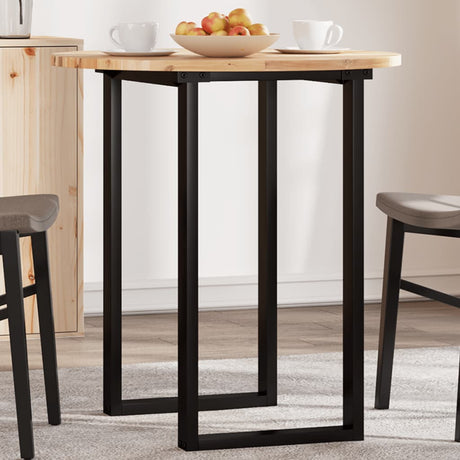 Table Top Round Ø60X2 Cm Solid Wood Acacia