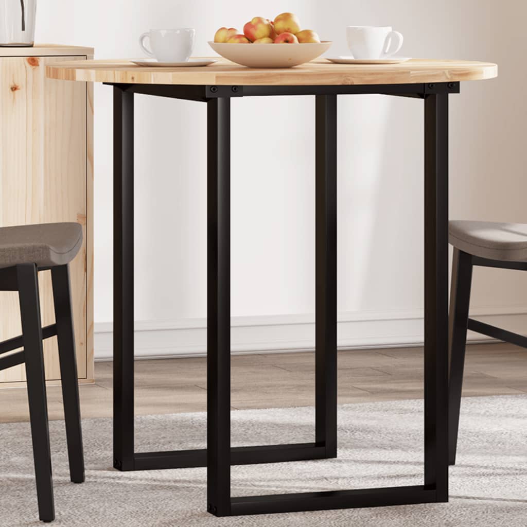 Table Top Round Ø60X2 Cm Solid Wood Acacia