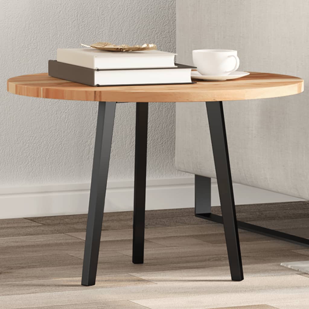 Table Top Round Ø60X2 Cm Solid Wood Acacia
