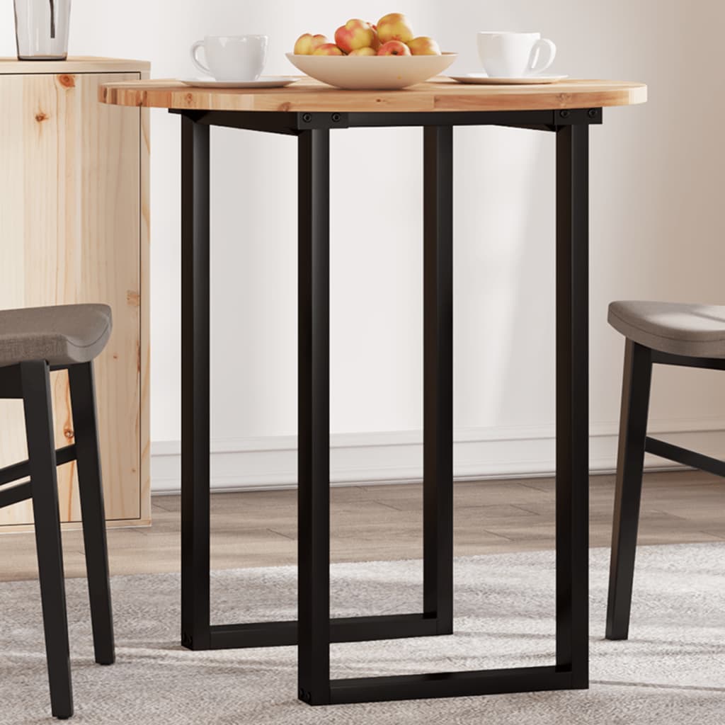 Table Top Round Ø60X2 Cm Solid Wood Acacia