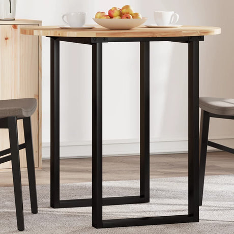 Table Top Round Ø60X2 Cm Solid Wood Acacia