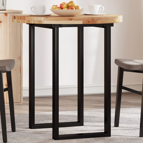 Table Top Round Ø60X2 Cm Solid Wood Acacia