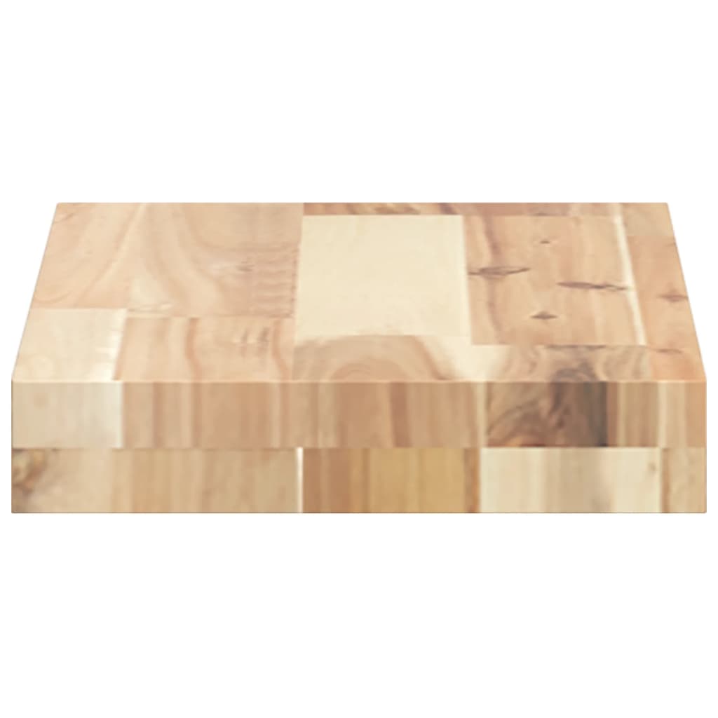 Table Top Rectangular Solid Wood Acacia