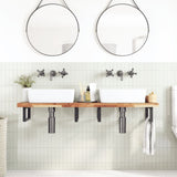 Table Top Rectangular Solid Wood Acacia