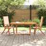 Folding Garden Chairs 4 Pcs Solid Wood Acacia And Textilene