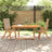 Folding Garden Chairs 4 Pcs Solid Wood Acacia And Textilene