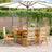 7 Piece Garden Dining Set Polypropylene And Solid Wood