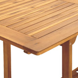 7 Piece Garden Dining Set Poly Rattan And Solid Wood