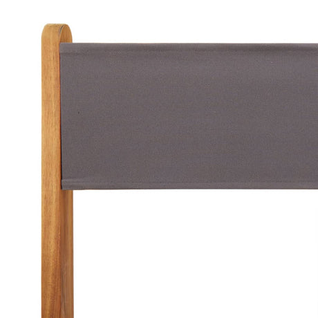 3 Piece Bistro Set Fabric And Solid Wood